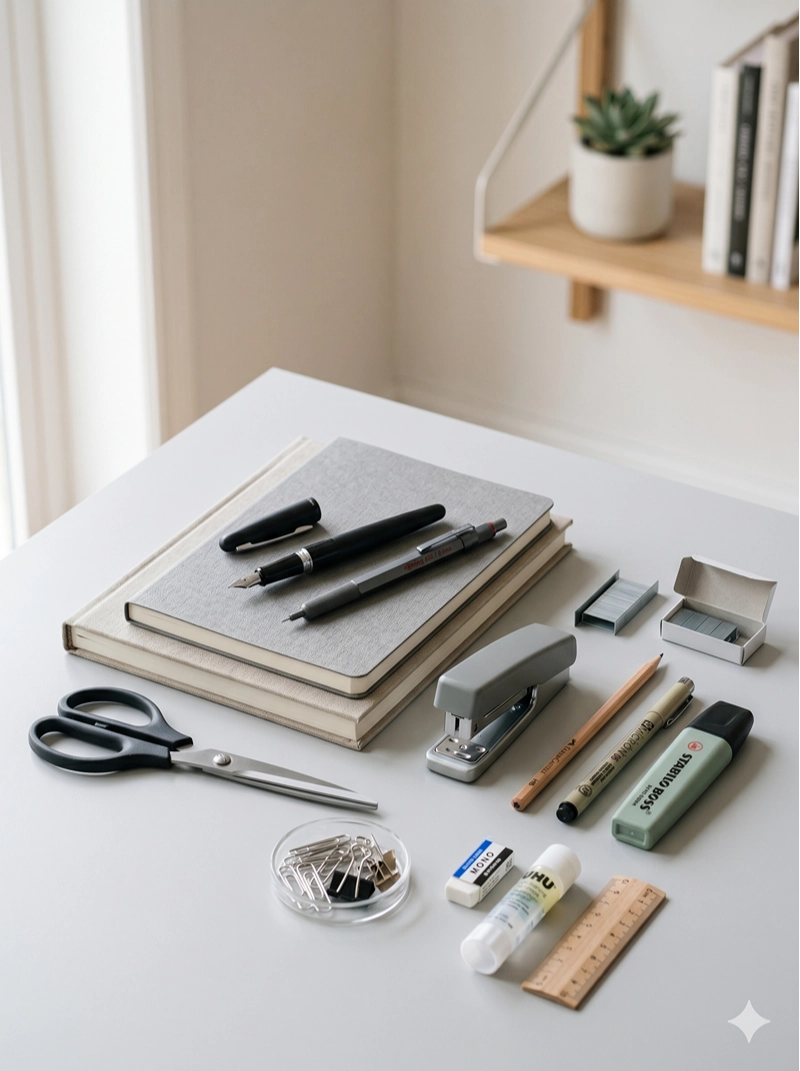 Письменные принадлежности и канцелярские мелочи