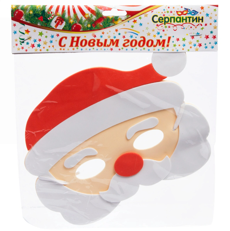 Маска ˮДед Морозˮ, пвх в строительных магазинах СтройГрад