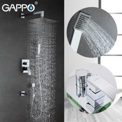Смеситель GAPPO встроенный. для ванны. с 3-функциями. хром. G7102 в строительных магазинах СтройГрад