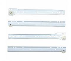 Направляющие роликовые 300х1,1мм белые ˮTitaniumˮ в строительных магазинах СтройГрад