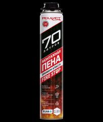 Пена монтажная профессиональная REALIST PRO ОГНЕСТОЙКАЯ 70л