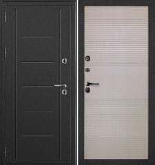 Дверь стальная ТЕРМАЛЬ,960*2050*102мм,левая,3 контура уплотнения,терморазрыв,серебр.антик/белен.дуб