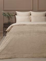 Плед мягкий мех 160*220 см TF F072BE13 005/1622 ДВ NC  бежевый в строительных магазинах СтройГрад