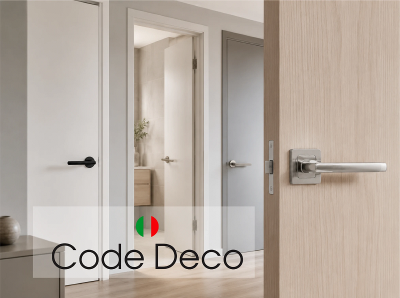 Фалевые ручки Code Deco: обновите межкомнатные двери без ремонта!