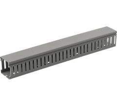 Кабель-канал ЭРА KK-25-40-PERF перфорированный, 25х40, серый, 2м