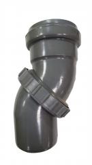 Отвод поворотный универсальный 50мм в строительных магазинах СтройГрад
