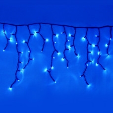Гирлянда Бахрома (сосульки) 2х0,5 метра 100 светодиодов, цвет синий, соединяемая 					Snowhouse