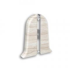 Торцевые (пара) для плинтуса ˮИдеал Комфортˮ Ясень Белый в строительных магазинах СтройГрад