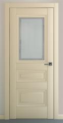 Полотно дверное ПО Zadoor Classic Baguette Ампир B2, Кремовый матовый, Сатинато с рамкой, 800х2000 в строительных магазинах СтройГрад