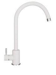 Смеситель Polygran для кухни Альтаир №36 белый хлопок в строительных магазинах СтройГрад