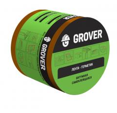 Лента-герметик битумная коричневая 3м х10см Grover в строительных магазинах СтройГрад