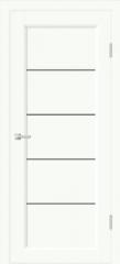 Полотно дверное EMALUX STYLE 1, стекло графит, белый опал, 600*2000 в строительных магазинах СтройГрад