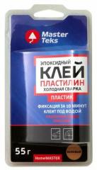 Клей-пластилин MasterTeks Холодная Сварка эпоксидный для пластика бежевый 55г.