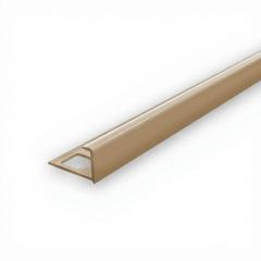 Профиль наружный для плитки ˮДеконикаˮ 10мм 2,5м Бежевый глянцевый в строительных магазинах СтройГрад