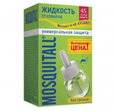 Жидкость для фумигатора Mosquitall 45 ночей  Универсальная защита в строительных магазинах СтройГрад