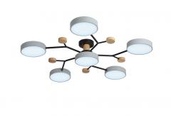 Люстра светодиодная RITTER Scandia с ДУ 84Вт, 2700-6400К, 760х760х170мм в строительных магазинах СтройГрад