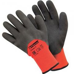 Перчатки ˮЛЕДОРУБ ПРОˮ акрил с полиэстером, латексное покрытие, в и/у, 10(XL), Fiberon в строительных магазинах СтройГрад