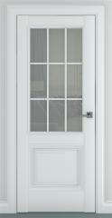 Полотно дверное Zadoor Classic Baguette Венеция, АК B1, Белый матовый, ПО 600х2000