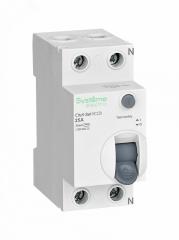 Выключатель дифференциального тока (ВДТ) 25А 2P 30мА Тип-AC 230В Systeme Electric City9 Set