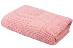 Полотенце махровое Корсика 70х130, 100% хлопок, персик в строительных магазинах СтройГрад