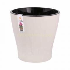 Горшок Лея автополив 2,2л беж (М7937) в строительных магазинах СтройГрад