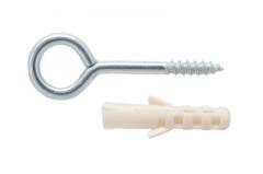 Петля-шуруп оцинк. 30х10х3,5 6шт. в строительных магазинах СтройГрад