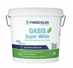 Краска OASIS SUPER WHITE белая гл/мат 3л