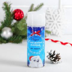 Искусственный снег спрей «Снежные хлопья», 250 мл, белый в строительных магазинах СтройГрад