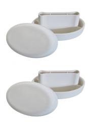RSL08 STMDECOR мини кельма пластиковая ОВАЛ, 110*70мм в строительных магазинах СтройГрад