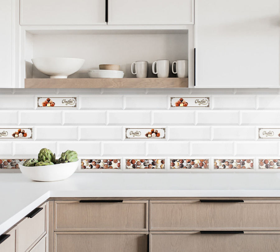 Фартук кухонный Stella Керамика Choko 3000х600х0,8 мм АБС в строительных магазинах СтройГрад