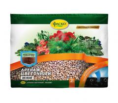 Дренаж керамзитовый мелкий Фаско Цветочное счастье 2л в строительных магазинах СтройГрад