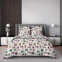 КПБ ˮВолшебная Ночьˮ 2,0СП с наволочками 70/70 ранфорс Gift в строительных магазинах СтройГрад