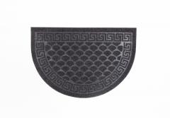 Коврик придверный полукругл. ˮПрестˮ Афина 40х60см серый в строительных магазинах СтройГрад