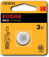 Батарейка Kodak CR1632-1BL MAX Lithium (60/240/36000)