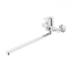 Смеситель IDDIS, Ray, для ванны, с длинным изливом, без душевых аксессуаров, RAYSBL2i10WA в строительных магазинах СтройГрад