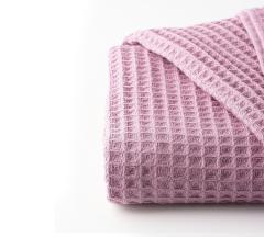 Полотенце вафельное Cottonika 36х60см, 100% хлопок, пыльная роза в строительных магазинах СтройГрад