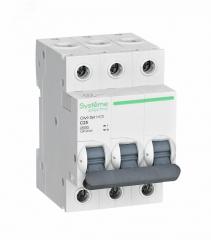 Выключатель автоматический однополюсный set (АВ) С 25А 3P 4.5kA 400В Systeme Electric