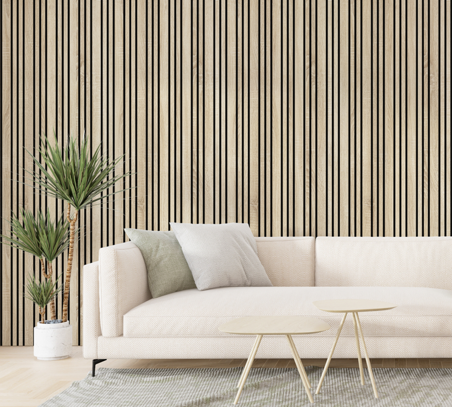 Панель Стеновая Акустическая МДФ Stella Dream Standart Дуб Сонома 2780х600х9мм в строительных магазинах СтройГрад