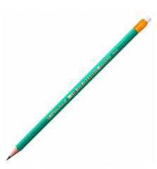 Карандаш чернографитный BIC, 1 шт., ˮEvolutionˮ, HB, с ластиком, корпус зеленый, 8803323 в строительных магазинах СтройГрад