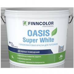 Краска OASIS SUPER WHITE белая гл/мат 9л
