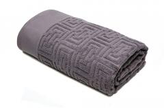 Полотенце махровое Спарта 50х90см, 100% хлопок, серый опал в строительных магазинах СтройГрад