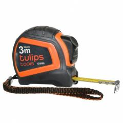 Рулетка TULIPS автоблокировка 3м/16мм магнитный зацеп 12/120 II10-603 в строительных магазинах СтройГрад