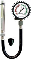 Компрессометр ТОП АВТОˮУниверсальный Бензиновыйˮ, манометр в резиновом чехле, блистер