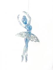 Украшение новогоднее подвесное Балерина (полистирол) / 6,5*6,5*14см арт.88997
