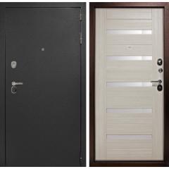 Дверь стальная ГАРАНТ-1 (РУБИКОН), 960*2050*100мм, правая,3 контура уплотн.,серый антик/лиственница