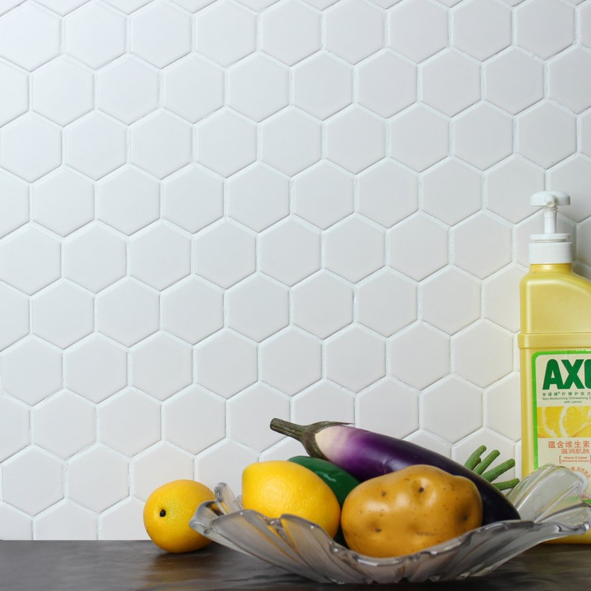 Плитка Мозаика Bonaparte, 281*325*6, Nakama white в строительных магазинах СтройГрад