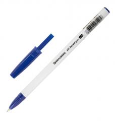 Ручка шариковая масляная BRAUBERG Stick Medium, СИНЯЯ, узел 1мм, линия 0,5мм, 143419 в строительных магазинах СтройГрад