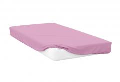 Простыня Amore Mio трикотажная, на резинке, 100% хлопок, 120х200см PI, цвет розовый 8216, 23137 в строительных магазинах СтройГрад