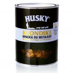 Эмаль-грунт по металлу Husky Klondike алкидная матовая черный 0,9 кг Декарт RAL9005