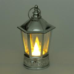 Сувенир с подсветкой ˮСказочный фонарьˮ 5,1*13 см, Серебро в строительных магазинах СтройГрад
